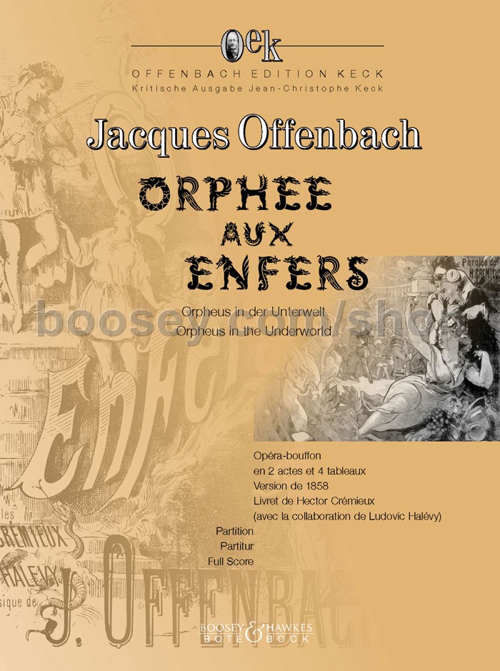 Jacques Offenbach - Orphée aux Enfers (1858) (OEK) (Full Score, CD-Rom)