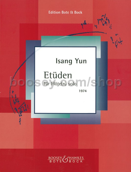 Isang Yun Etudes for Flute(s) solo (1974)