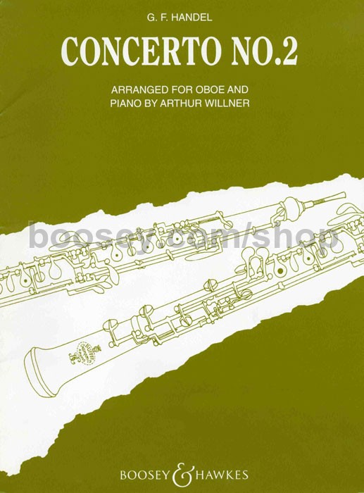 Frideric Handel Oboe Concerto 2 In Bb