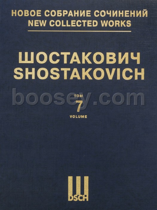 Dmitri Shostakovich - Symphony No. 7 Op. 60 - Full Score (New Collected ...