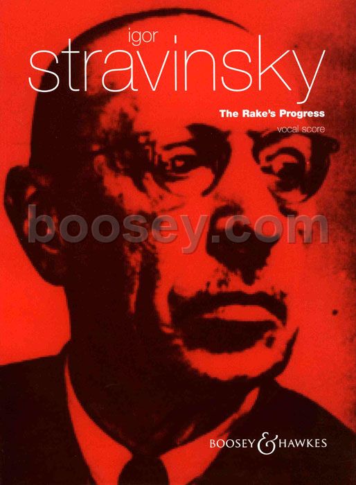 Igor Stravinsky Rake's Progress (Vocal Score) (English, German)