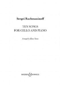 Ten Songs for Cello and Piano