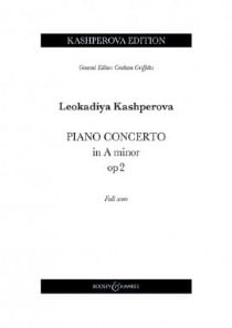 Piano Concerto in A minor op 2 (Score)