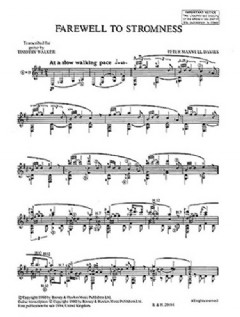 Farewell To Stromness (Guitar)