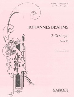 2 Songs Op. 91 