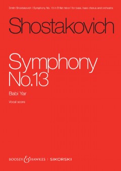 Symphony No. 13 in B flat minor 'Babi Yar'