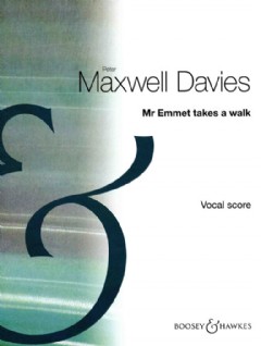 Mr. Emmet Takes a Walk (Vocal Score)