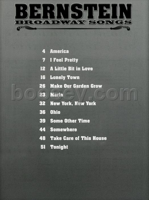 leonard bernstein bernstein broadway