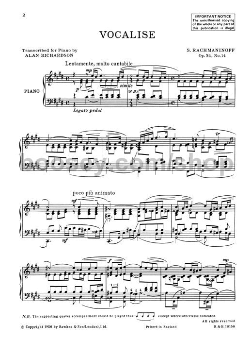 rachmaninoff vocalise piano mp3 torrent