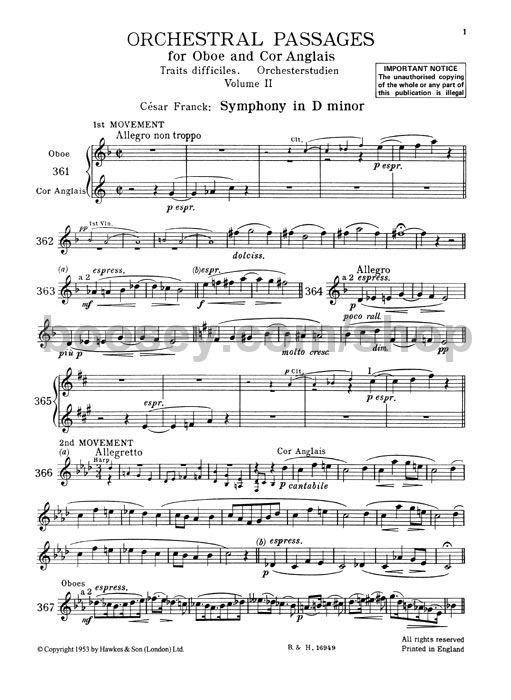 Evelyn Rothwell Difficult Passages 2 (Oboe)