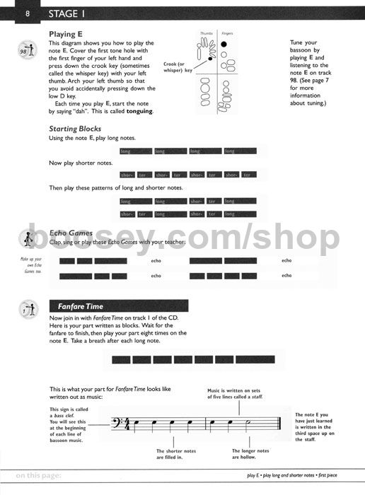 Chris Boosey Woodwind Method Bassoon (Book 1)