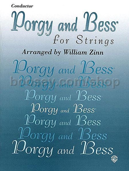 George Gershwin Porgy And Bess For Strings Conductor Score