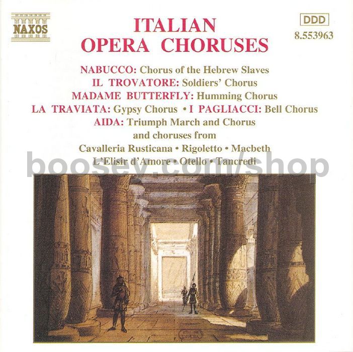 Various Italian Opera Choruses (Naxos Audio CD)