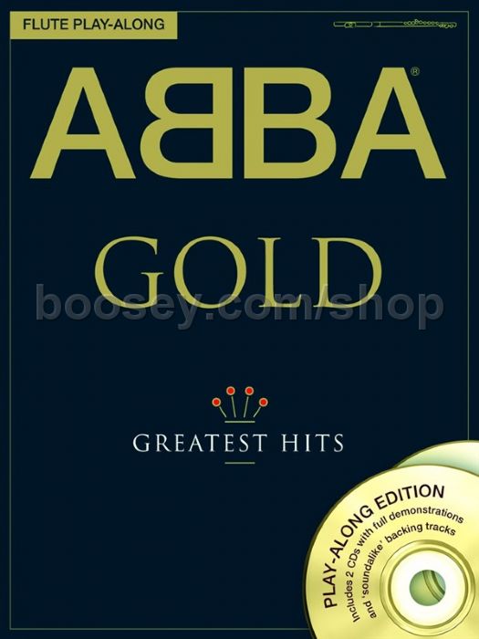 ABBA Abba Gold Greatest Hits flute Playalong (Book & CD)