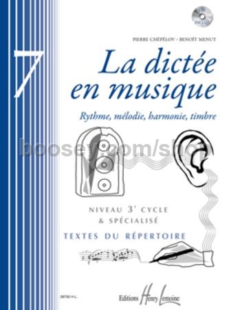 Menut Benoit La Dictee En Musique Vol 7 3eme Cycle