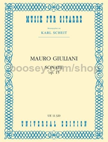 Mauro Giuliani Sonata In C Major Op 15 Guitar mauro giuliani sonata in c major op