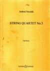 Panufnik, Andrzej: String Quartet No3 (Full Score)