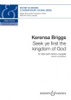 Briggs, Kerensa: Seek ye first the kingdom of God (SATB with divisi a cappella) - Digital Sheet Music