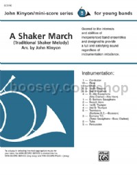 A Shaker March (Conductor Score)