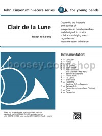 Clair de la Lune (Conductor Score)