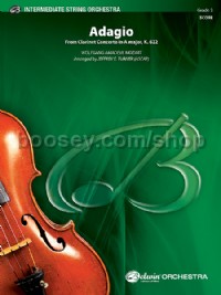 Adagio (from Clarinet Concerto in A Major, K. 622) (String Orchestra Conductor Score)