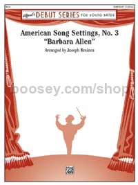 American Song Settings, No. 3 (Conductor Score)