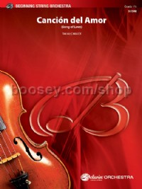 Canción del Amor (String Orchestra Conductor Score)