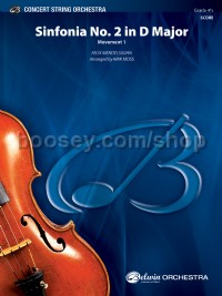 Sinfonia No. 2 in D Major (String Orchestra Score & Parts)