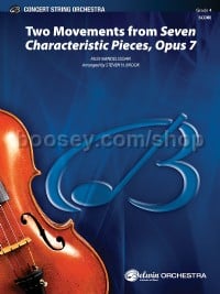 Two Movements from Seven Characteristic Pieces, Opus 7 (String Orchestra Score & Parts)