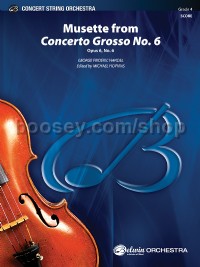 Musette from Concerto Grosso No. 6 (String Orchestra Score & Parts)