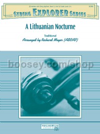 A Lithuanian Nocturne (String Orchestra Conductor Score)