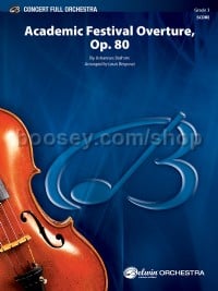Academic Festival Overture, Op. 80 (Conductor Score)