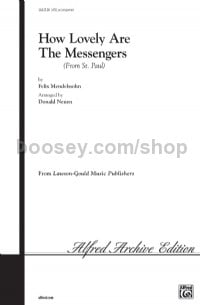 How Lovely Are Messengers (SATB)