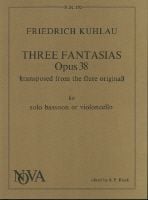 Three Fantasias Op. 38 bassoon