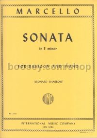 Sonata in E minor for bassoon
