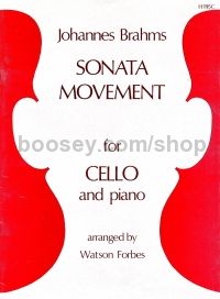 Sonata Movement for cello & piano