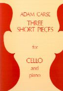 3 Short Pieces For Cello & Piano 