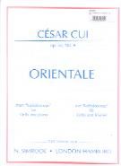 Orientale Op. 50/9 for Cello & Piano