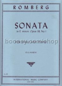 Cello Sonata in E minor Op. 38 No. 1