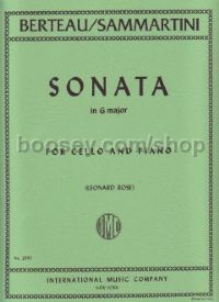 Sonata in G major for cello & piano