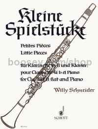 Little Pieces (Kleine Spielstucke) Bb clarinet & piano