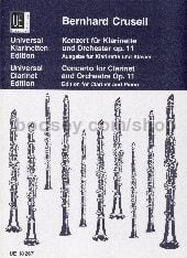 Concerto in Bb op. 11 for clarinet & piano