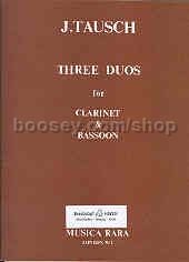 Three Duos clarinet & bassoon