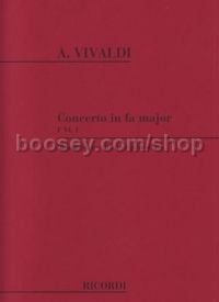 Concerto in F Major, RV 442 (Flute & Piano)