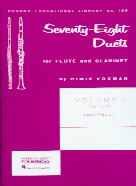 78 Duets For Flute & Clarinet (vol.1)