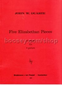 Five Elizabethan Pieces guitar quartet