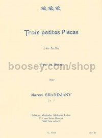 Trois petites Pièces très faciles, Op. 7