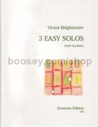 Three Easy Solos for Horn and Piano (F edition)