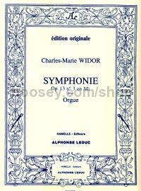 Symphony Op. 13 No.3 organ