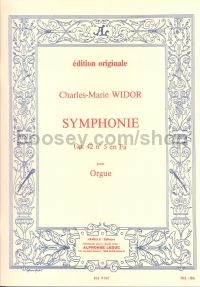 Symphony Op. 42 No.5 organ
